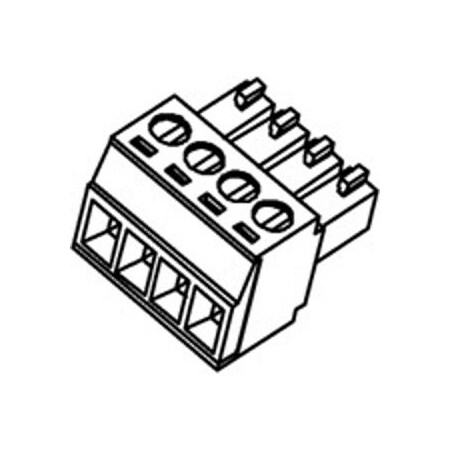 Molex Pluggable Terminal Blocks 3.81Mm Euro Plug Ra Uro Plug Ra Blk 5Ckt 395100005